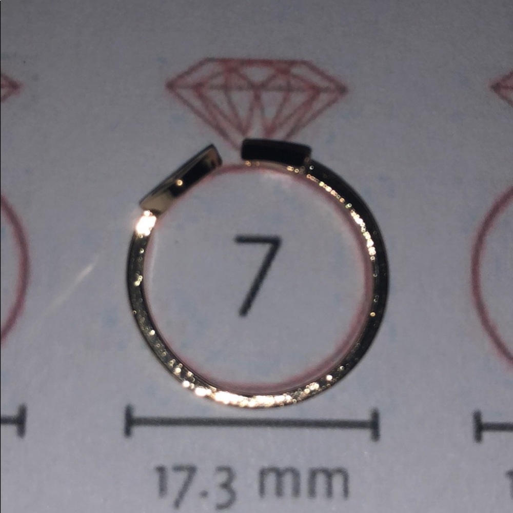 ✨ NEW Gold Heart Arrow Travel Long Distance Ring - Picture 6 of 8